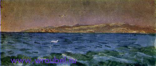 1894 Врубель М.А. "Остров Эльба. Тирренское море."