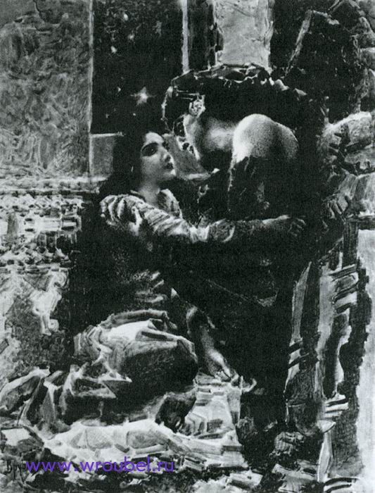 1891 Врубель М.А. "Тамара и Демон. "