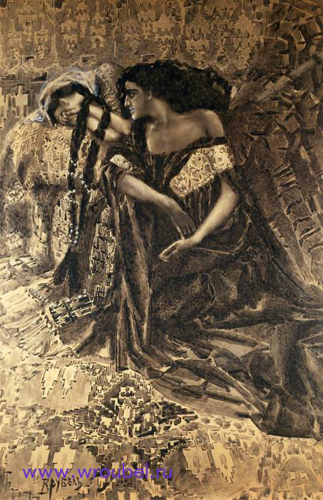 1891 Врубель М.А. "Тамара и Демон."