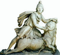 Митра, убивающий быка (эпоха Римской Империи)