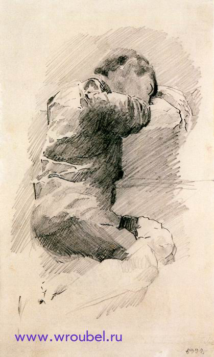 1886 Врубель М.А. "Спящий мальчик."