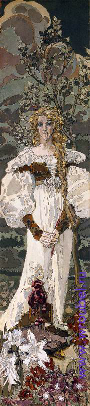 1896 Врубель М.А. "Триптих. Фауст. Маргарита."